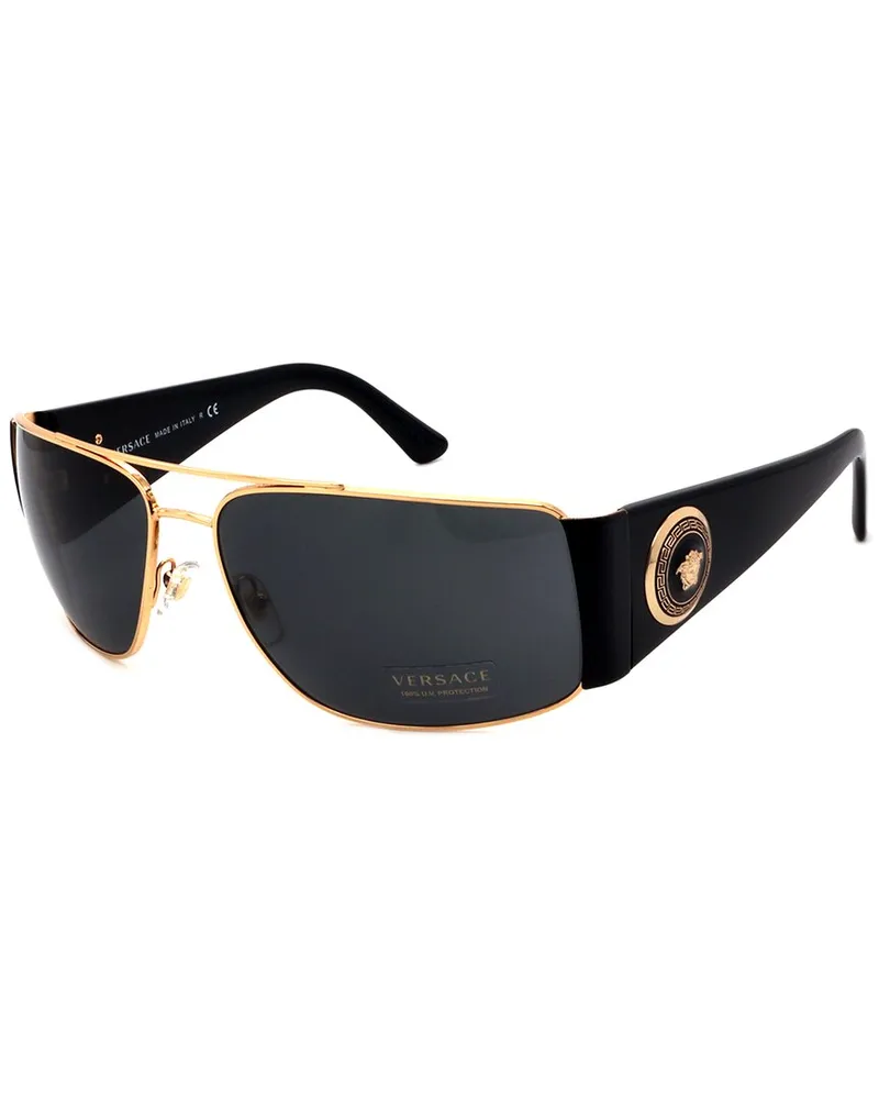 Versace Unisex VE2163 63mm Sunglasses Gold