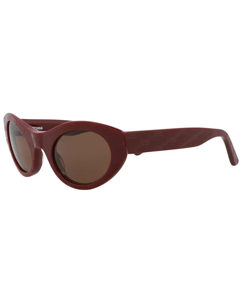 Balenciaga Unisex BB0250S 52mm Sunglasses Red