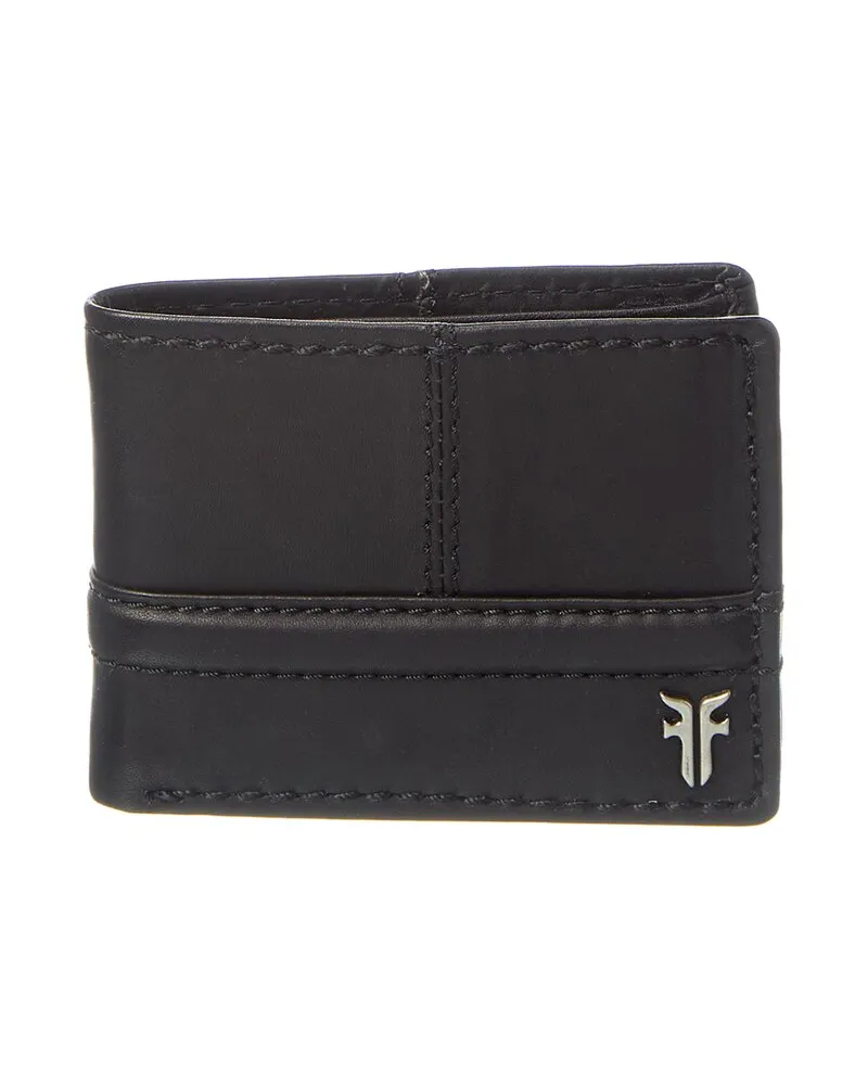 Frye Nash Leather Bifold Wallet Black