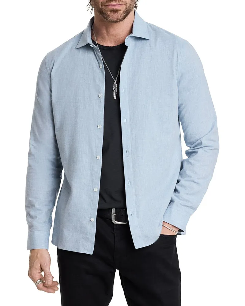 John Varvatos Spread Collar Shirt Nocolor