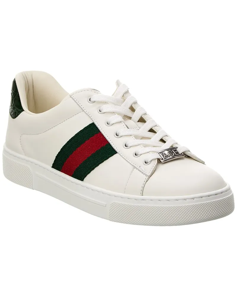 Gucci Ace Leather Sneaker White