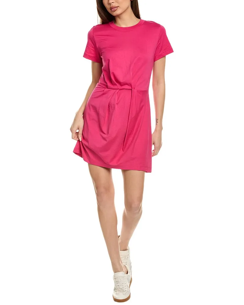 Nation Ltd Fortuna Twisted T-Shirt Dress Pink