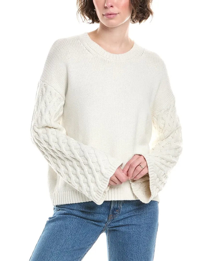 Splendid Ember Wool-Blend Sweater White