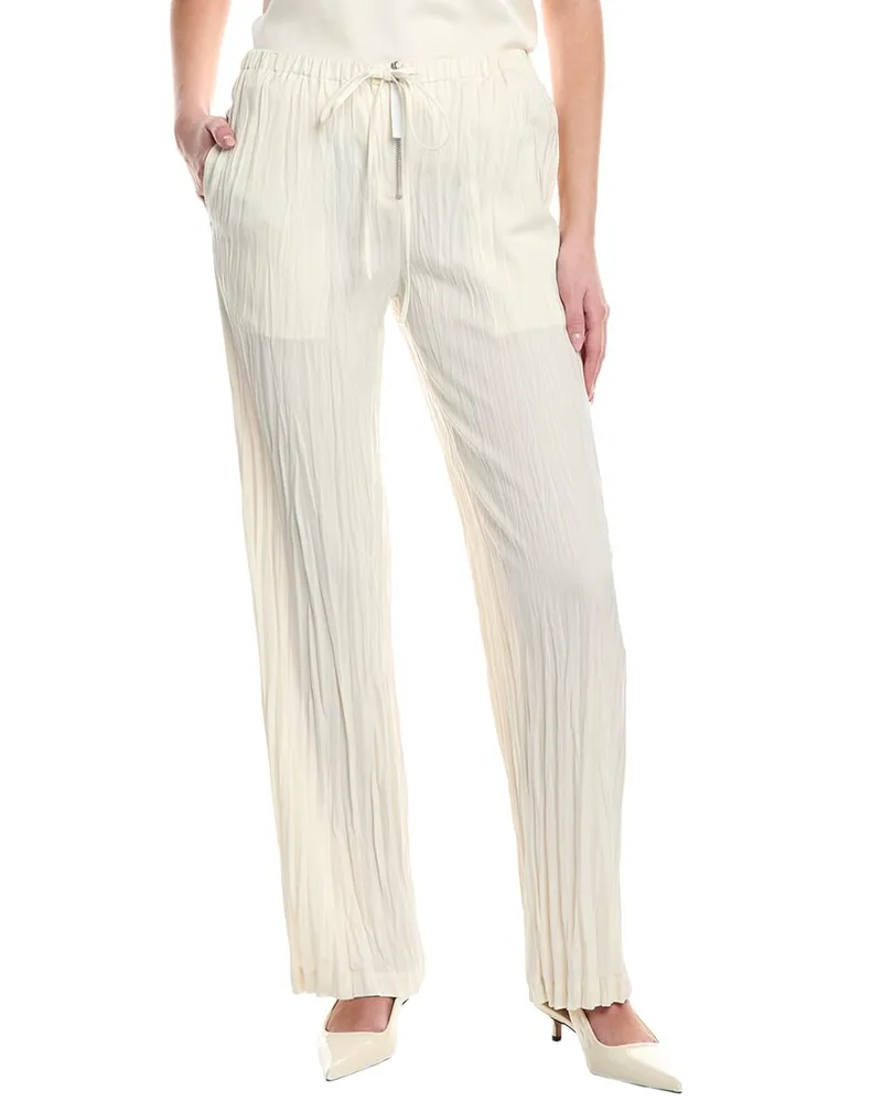 Helmut Lang Crush Drawstring Pant White