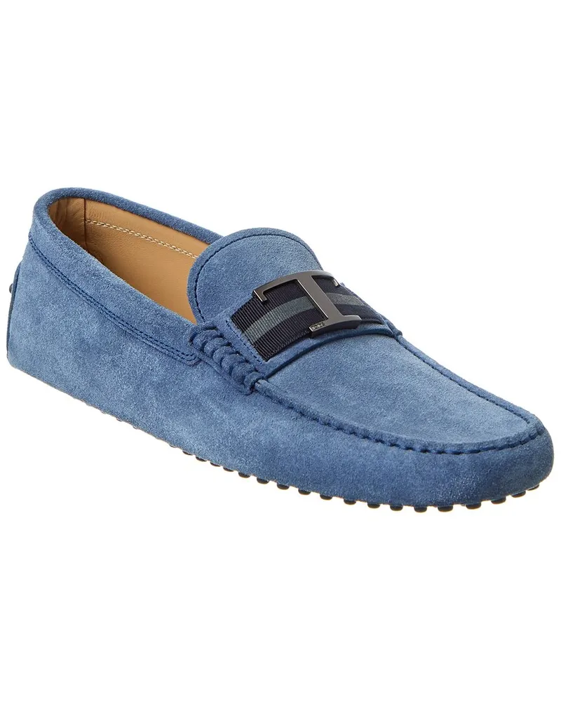 TOD'S TOD’s Gommini Suede Loafer Blue