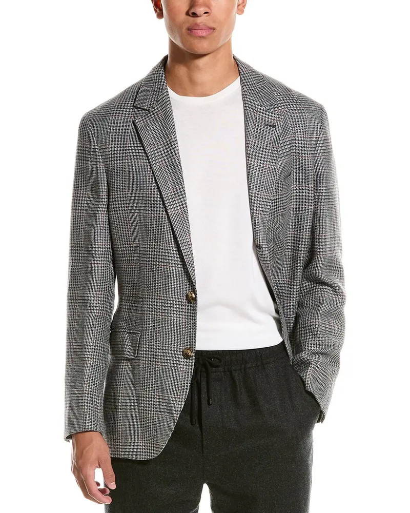 Brunello Cucinelli Linen & Wool-Blend Jacket Nocolor