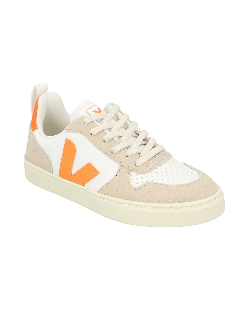 VEJA V-10 Leather Sneaker Orange