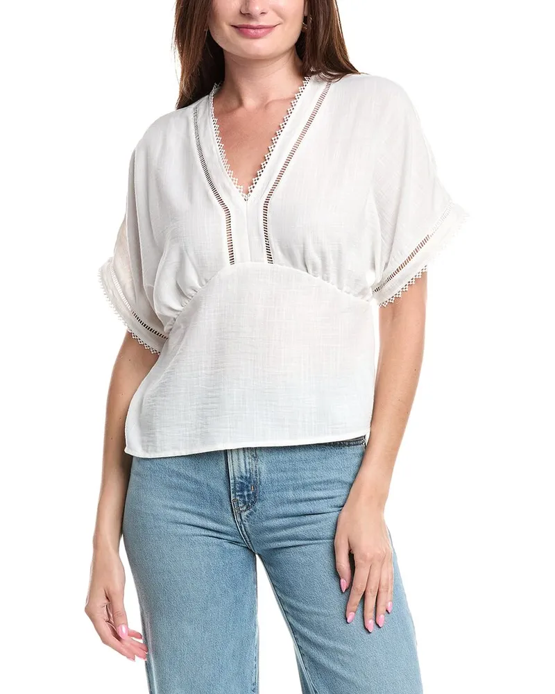 Jason Wu Wide Sleeve Top White