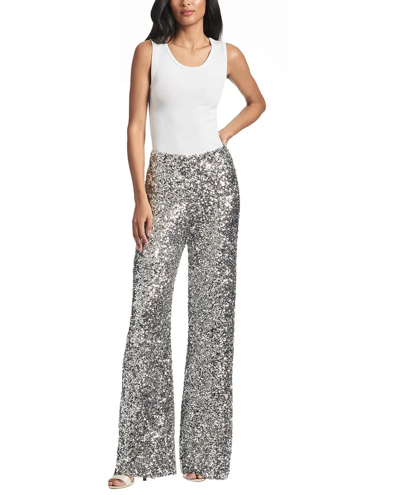 Sachin & Babi Sequin Alli Pant Silver