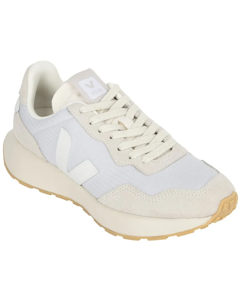 VEJA Paulistana Leather-Trim Sneaker White
