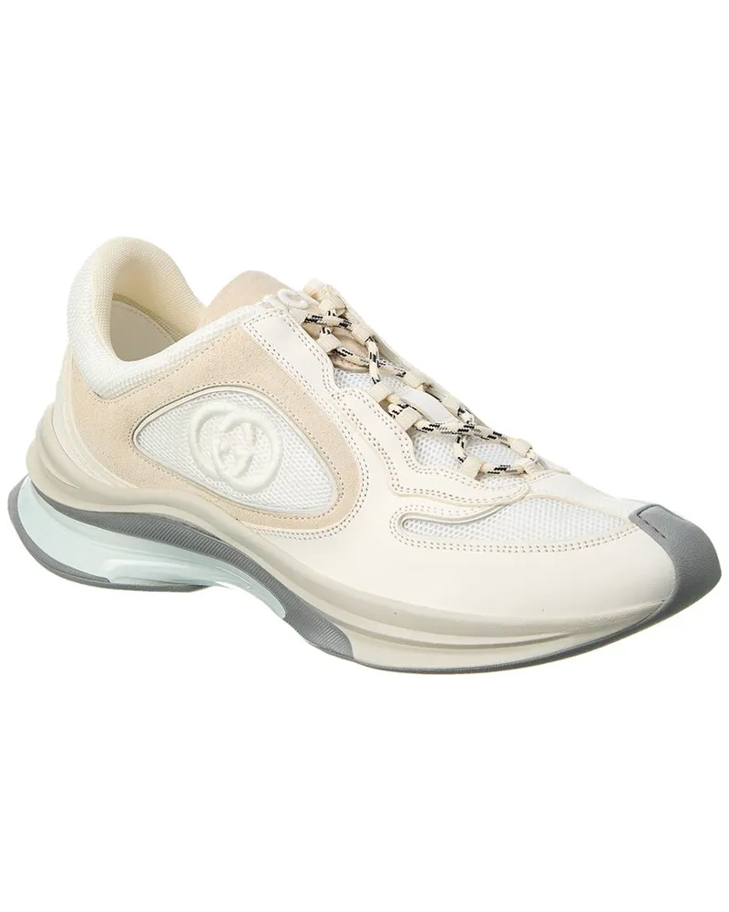 Gucci Run Suede Sneaker White