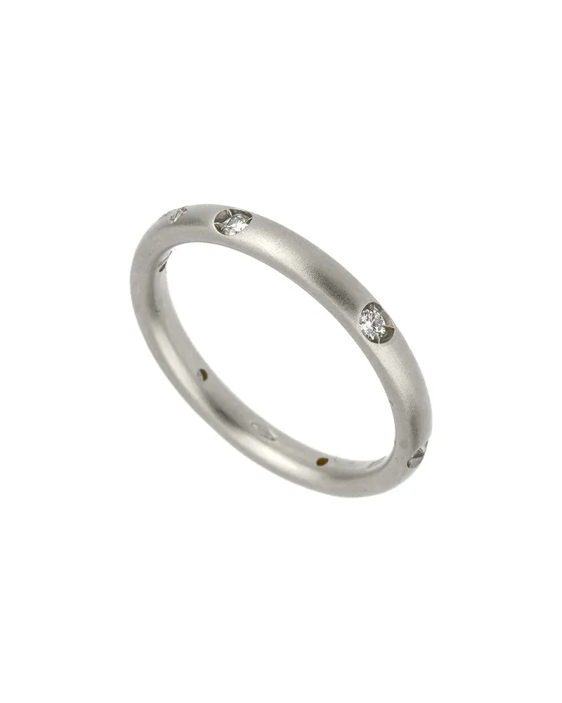Pomellato 18K 0.18 ct. tw. Diamond Matte Finish Ring (Authentic Pre-Loved Nocolor