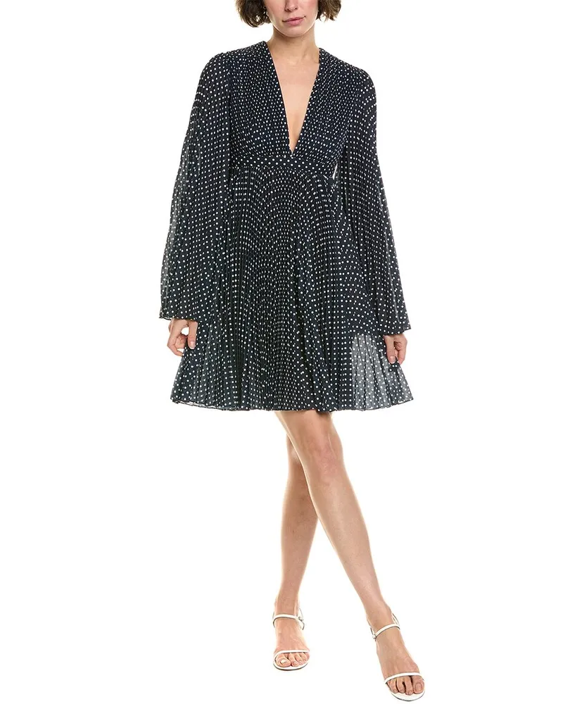 Michael Kors Georgette Silk-Blend Mini Dress Nocolor