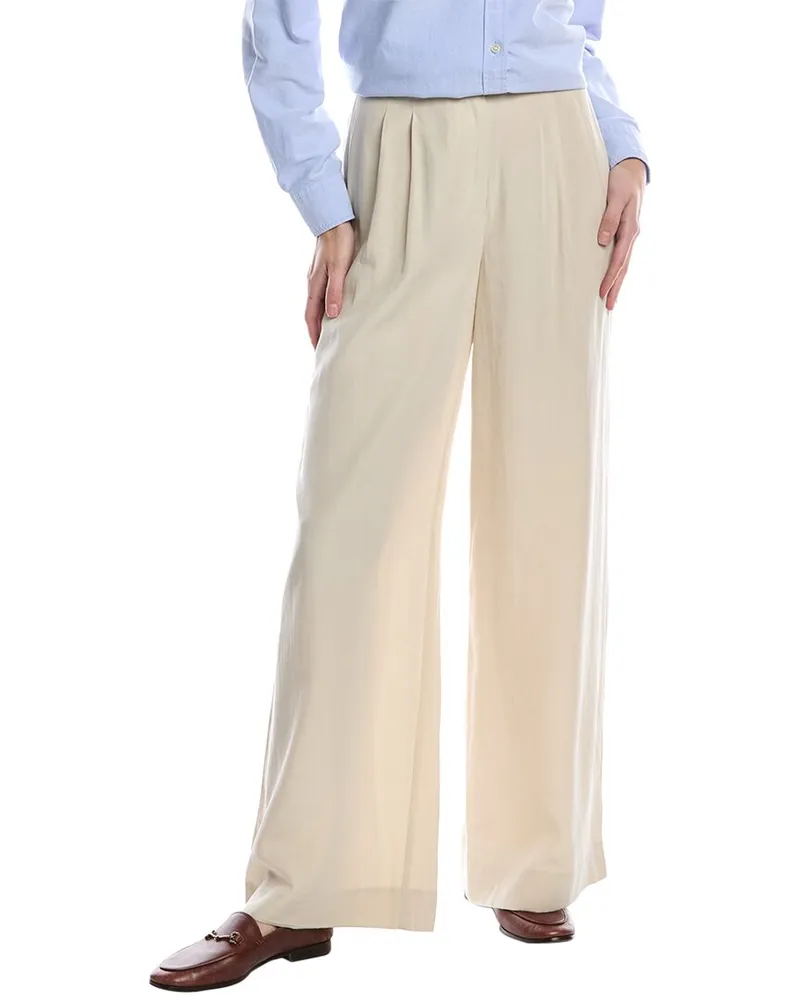 AllSaints Deri Lyn Linen-Blend Trouser Nocolor