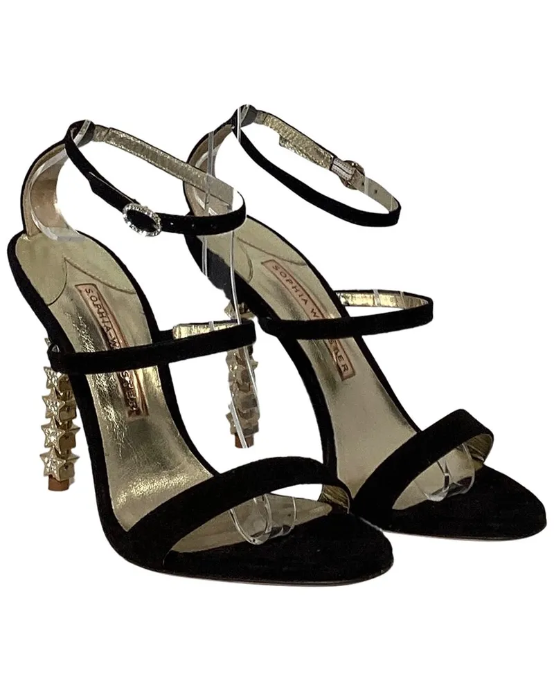 Sophia Webster Women's Suede Rosalind Star High Heel Sandal (Authentic Pre-Loved Nocolor