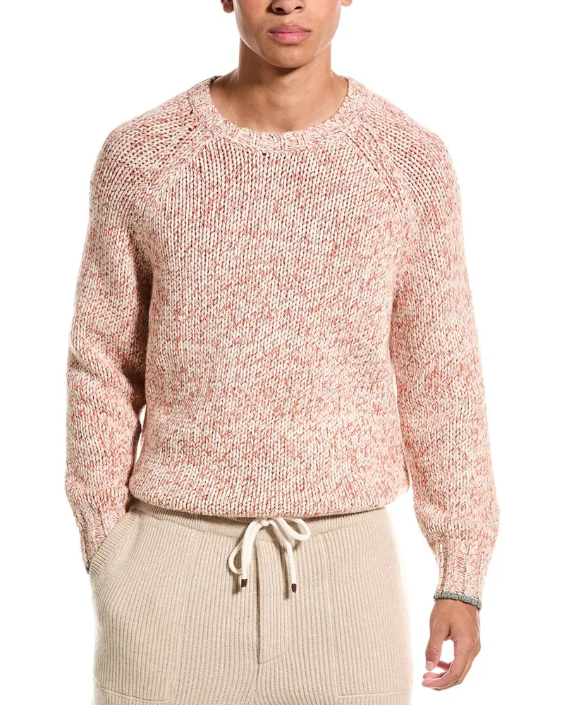 Brunello Cucinelli Wool & Cashmere-Blend Sweater Nocolor