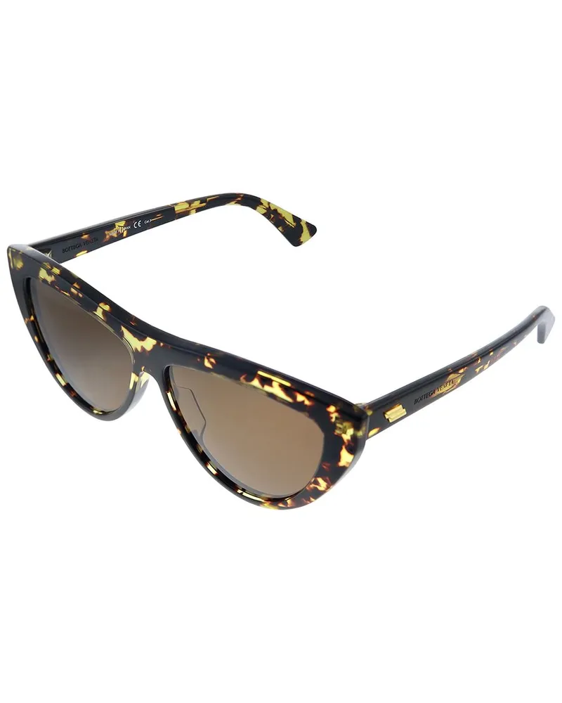 Bottega Veneta Women's BV1018S 57mm Polarized Sunglasses Brown