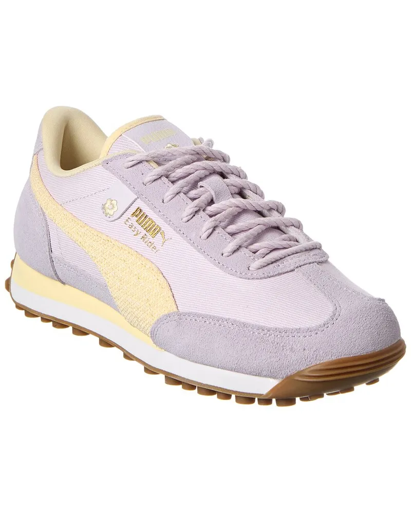 Puma Easy Rider Summer Feels Jr Canvas & Suede Sneaker Purple