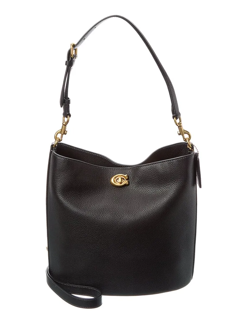 Coach Willow Soft Leather Bucket Bag Nocolor