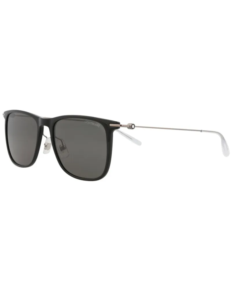 Montblanc Men's MB0206S 53mm Sunglasses Black