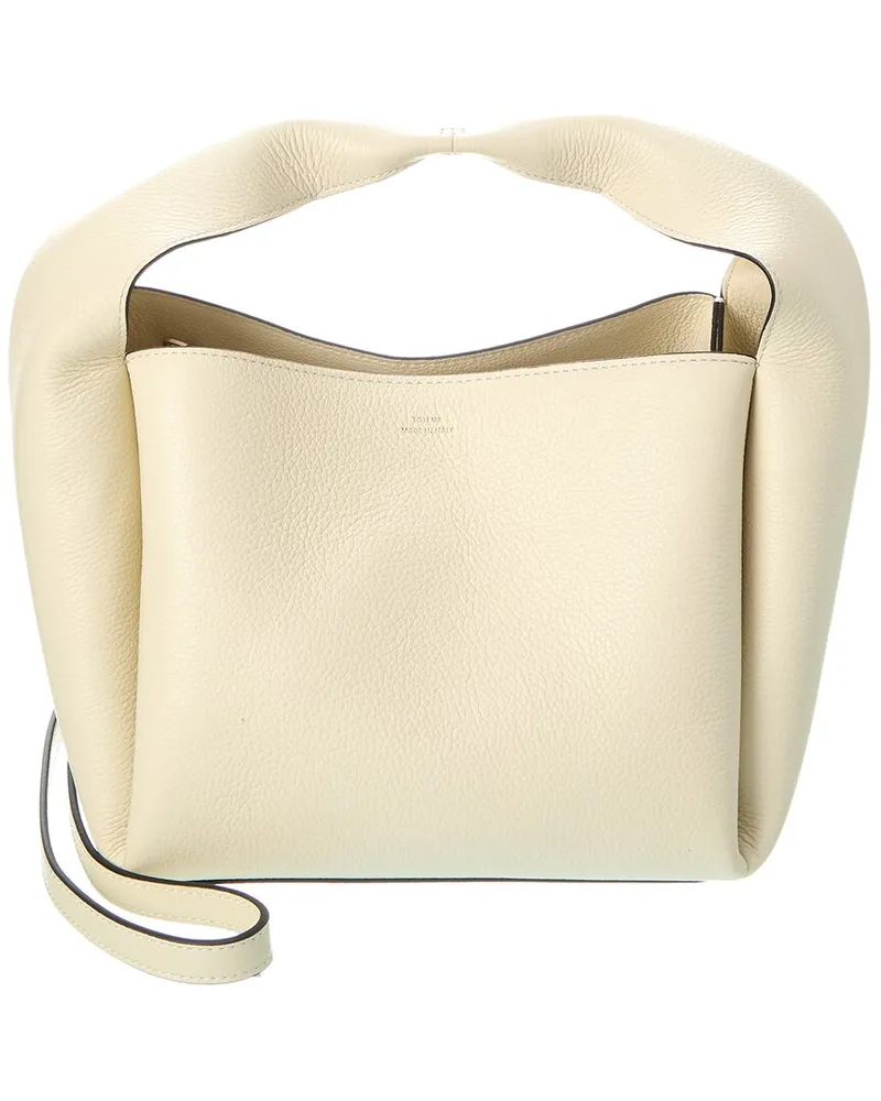 Totême Leather Bucket Bag White