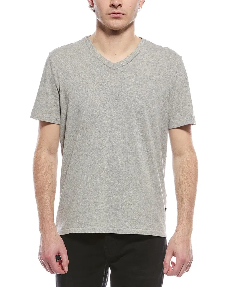 7 for all mankind V-Neck T-Shirt Grey