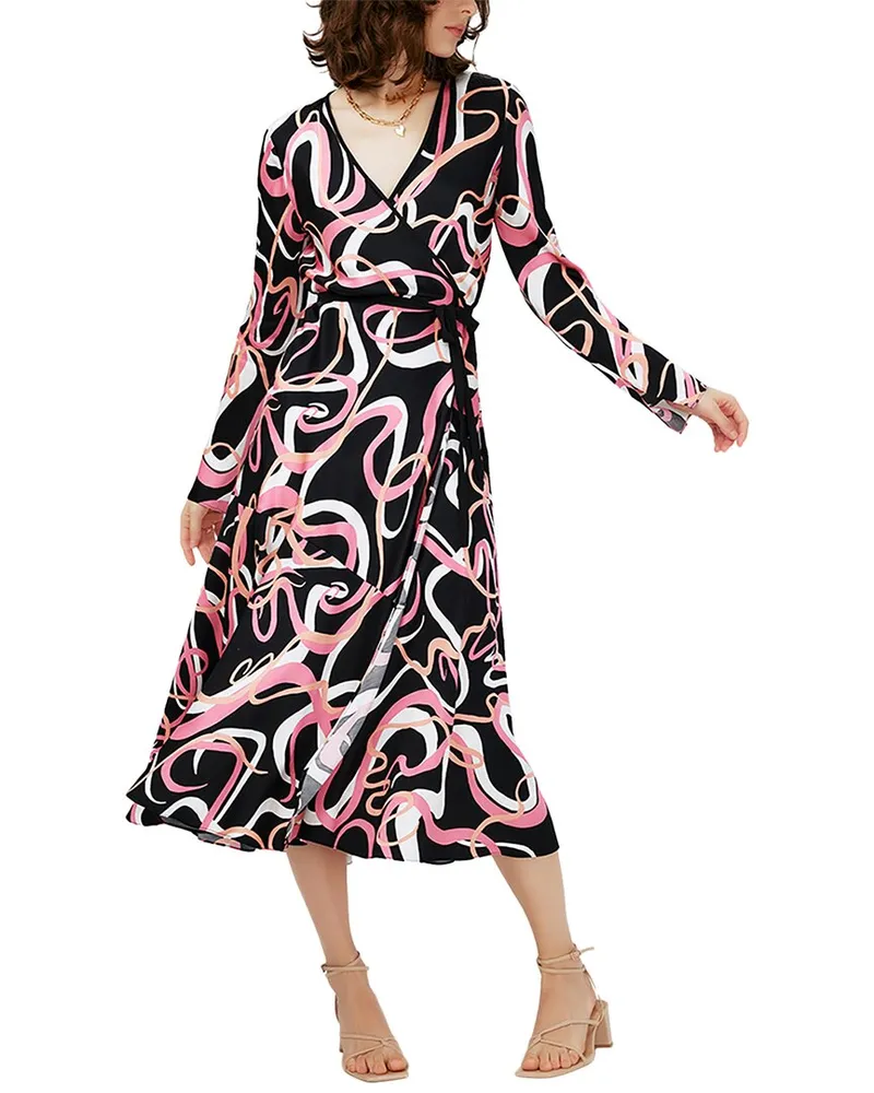 Diane von Furstenberg Anika Midi Dress Nocolor