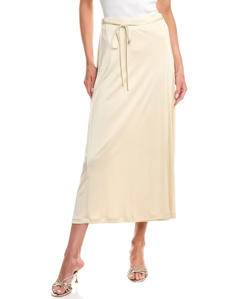 Helmut Lang Wrap Skirt Beige