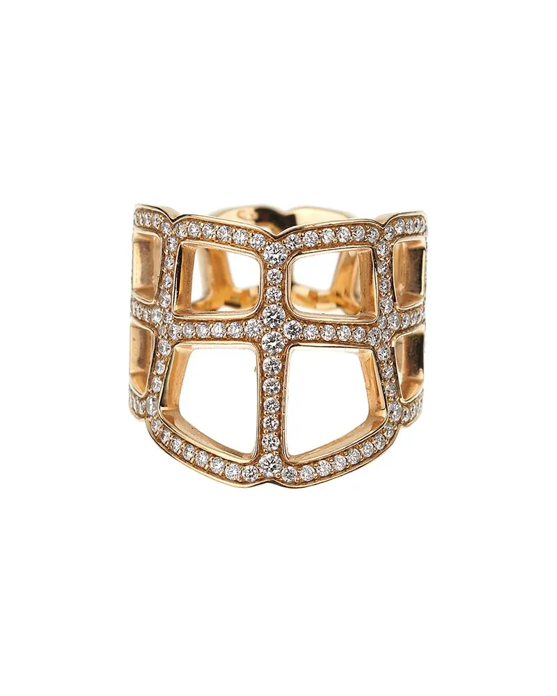 Hermès 18K 0.79 ct. tw. Diamond Niloticus Ombre Cocktail Ring (Authentic Pre-Loved Nocolor
