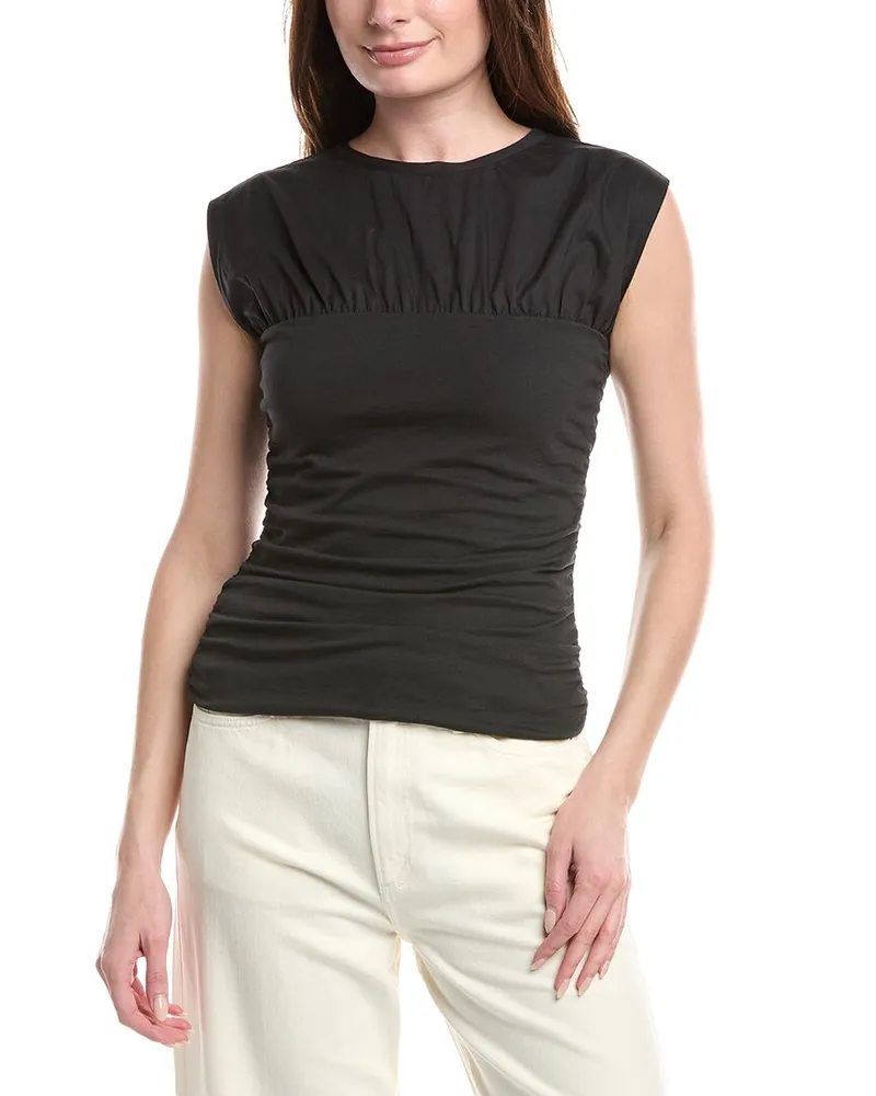 Rag & Bone Mica Banded Top Black