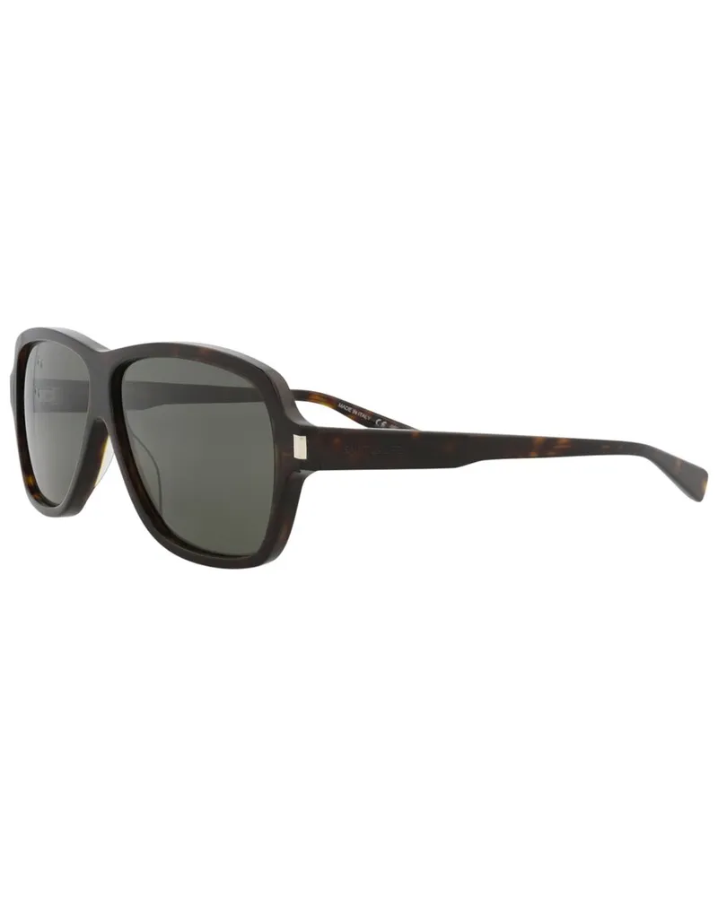 Saint Laurent Men's Fashion 62mm Sunglasses Brown