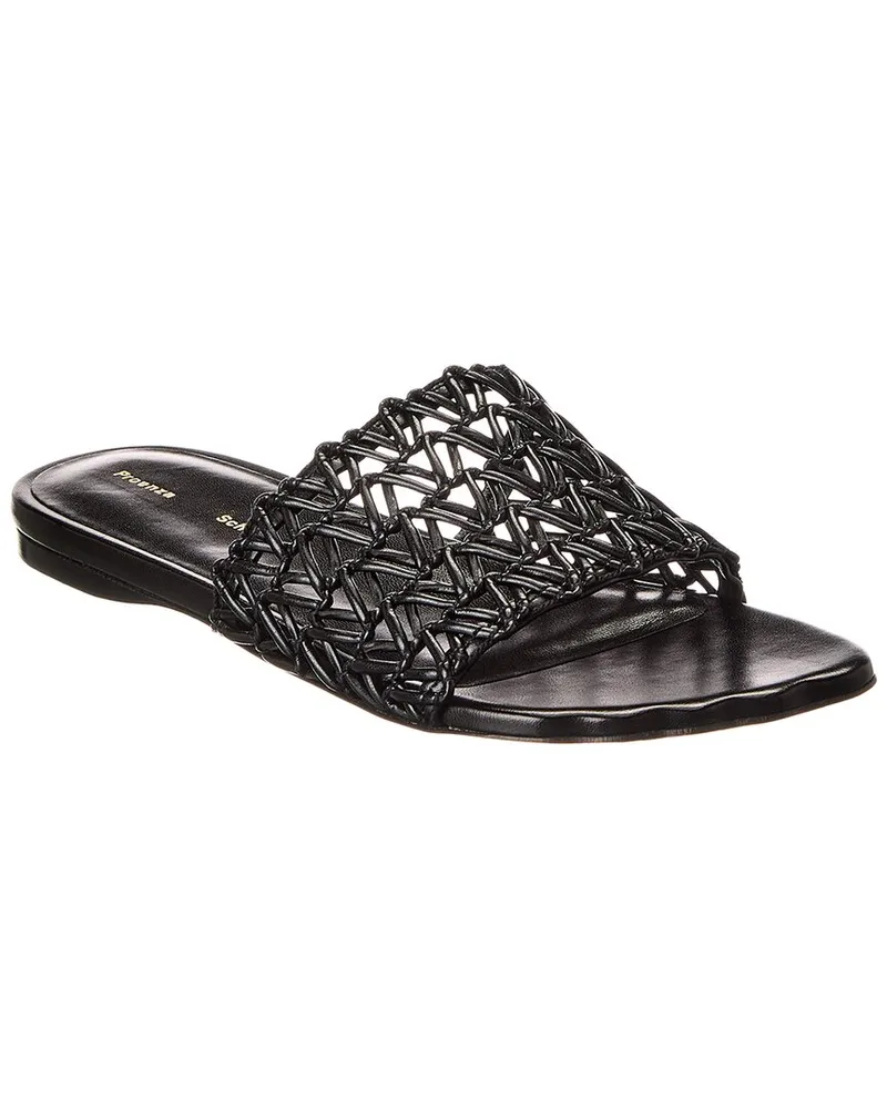 Proenza Schouler Leather Sandal Black