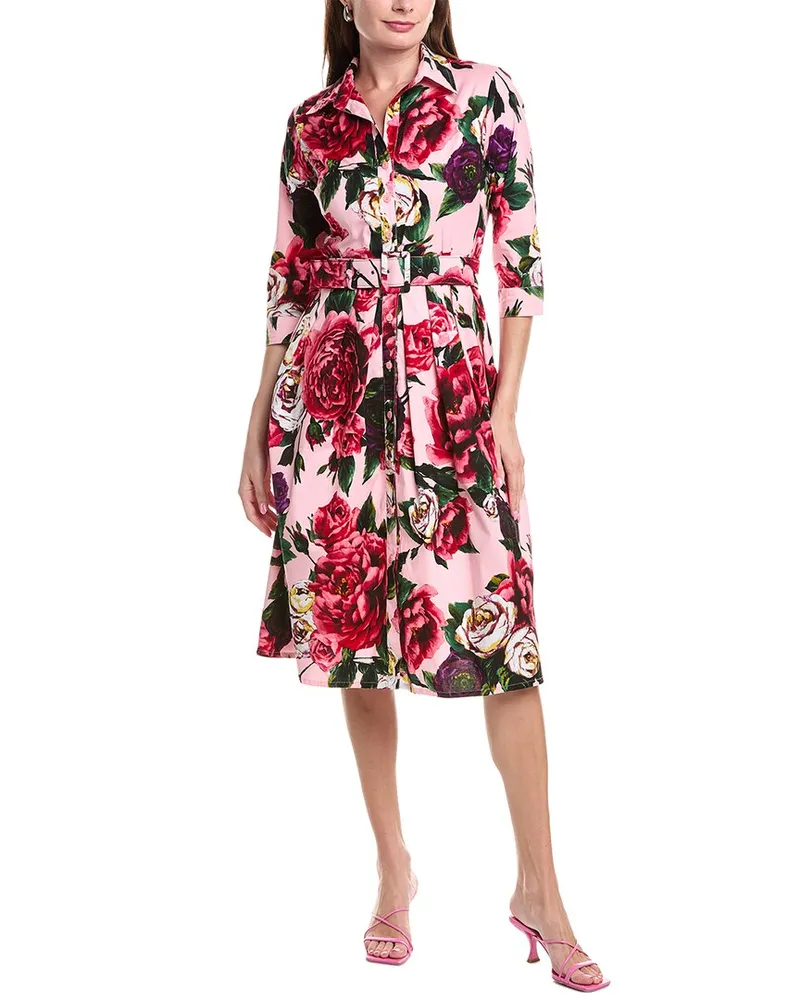 Samantha Sung Audrey #1 Shirtdress Pink