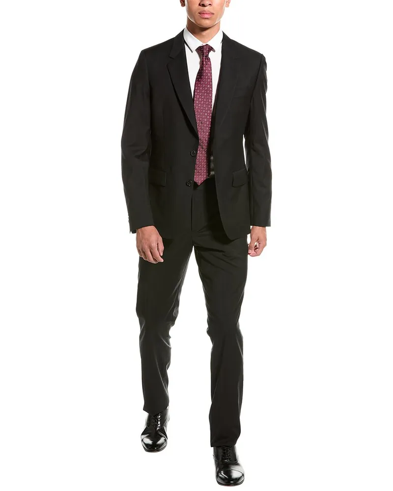 Paul Smith 2pc Wool Suit Black