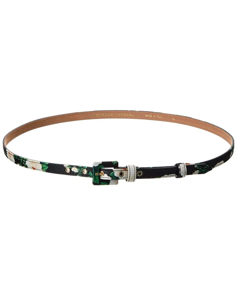 Carolina Herrera New York Skinny 90's Belt Black