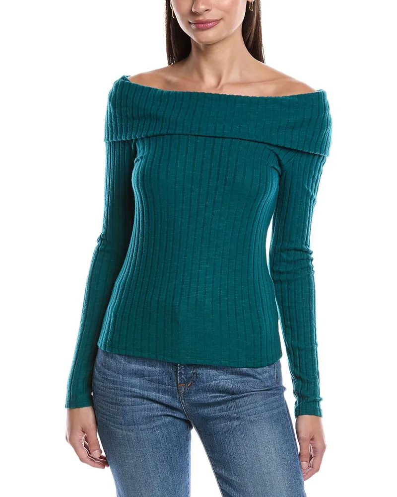 Michael Stars Aspen Sweater Blue