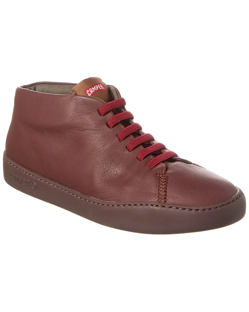 Camper Pavitra Cola Leather Sneaker Brown