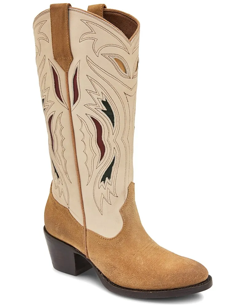 Frye Shelby Deco Stitch Leather Boot Nocolor