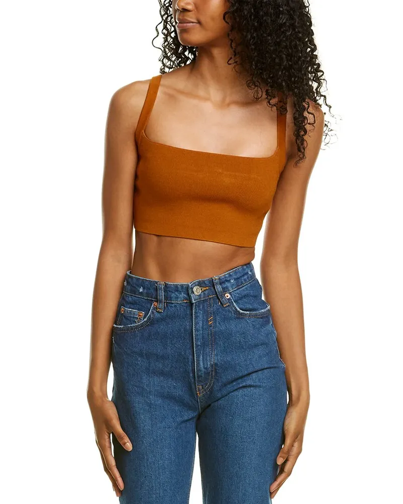 A.L.C. Sofie Crop Top Nocolor
