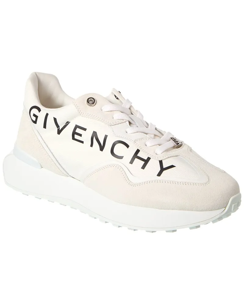 Givenchy Runner Canvas & Leather Sneaker White