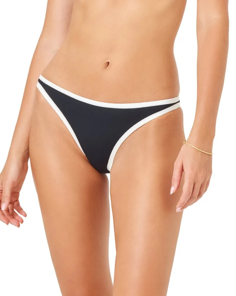 L*Space Fused Camacho Classic Bikini Bottom Black