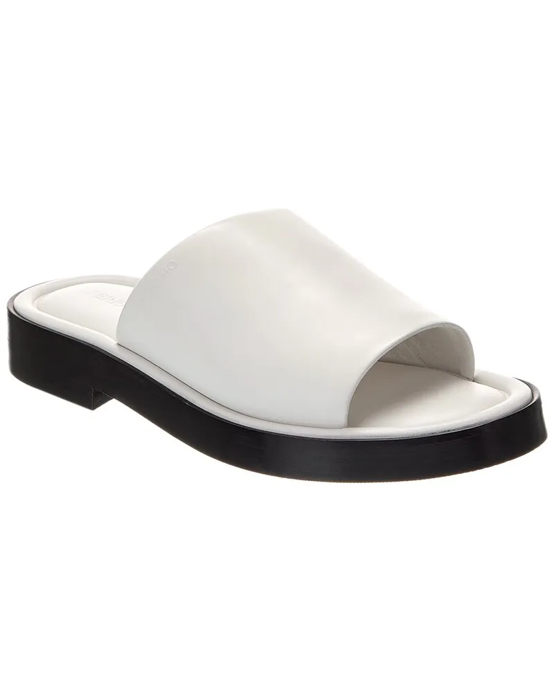 Ferragamo Giunone Leather Sandal White