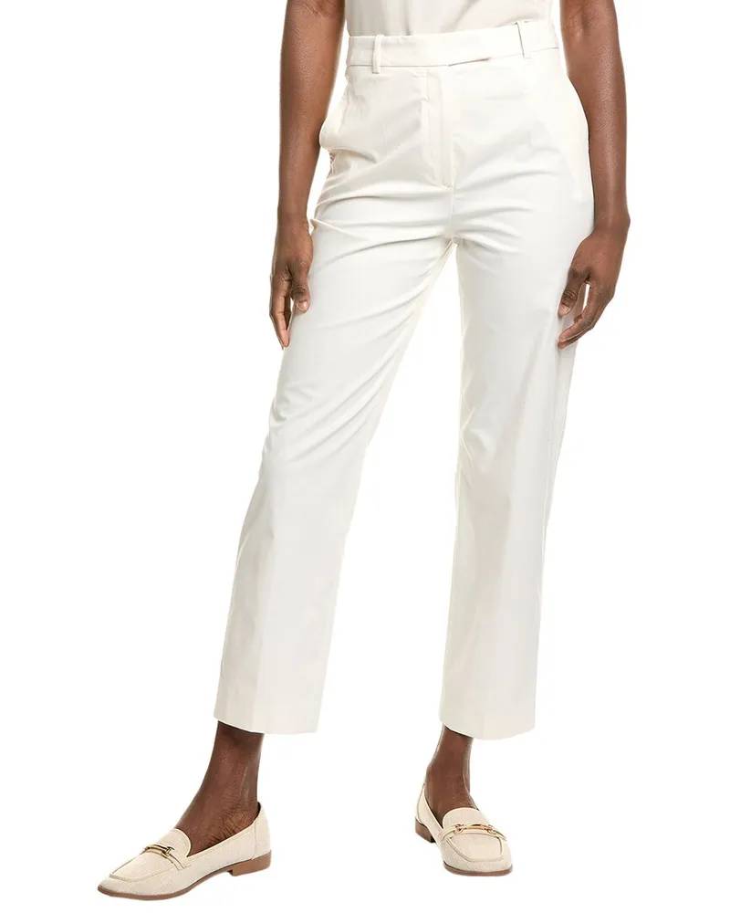HUGO BOSS Takareni Silk-Blend Pant White