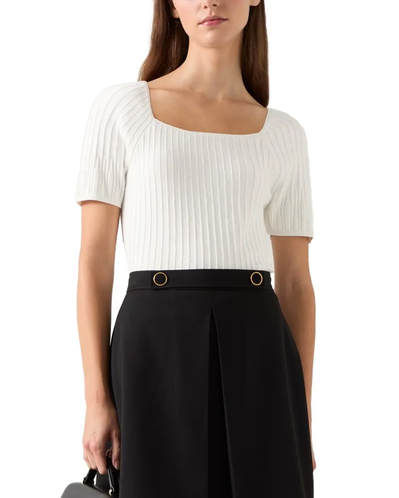 L.K.Bennett  Maria Top White