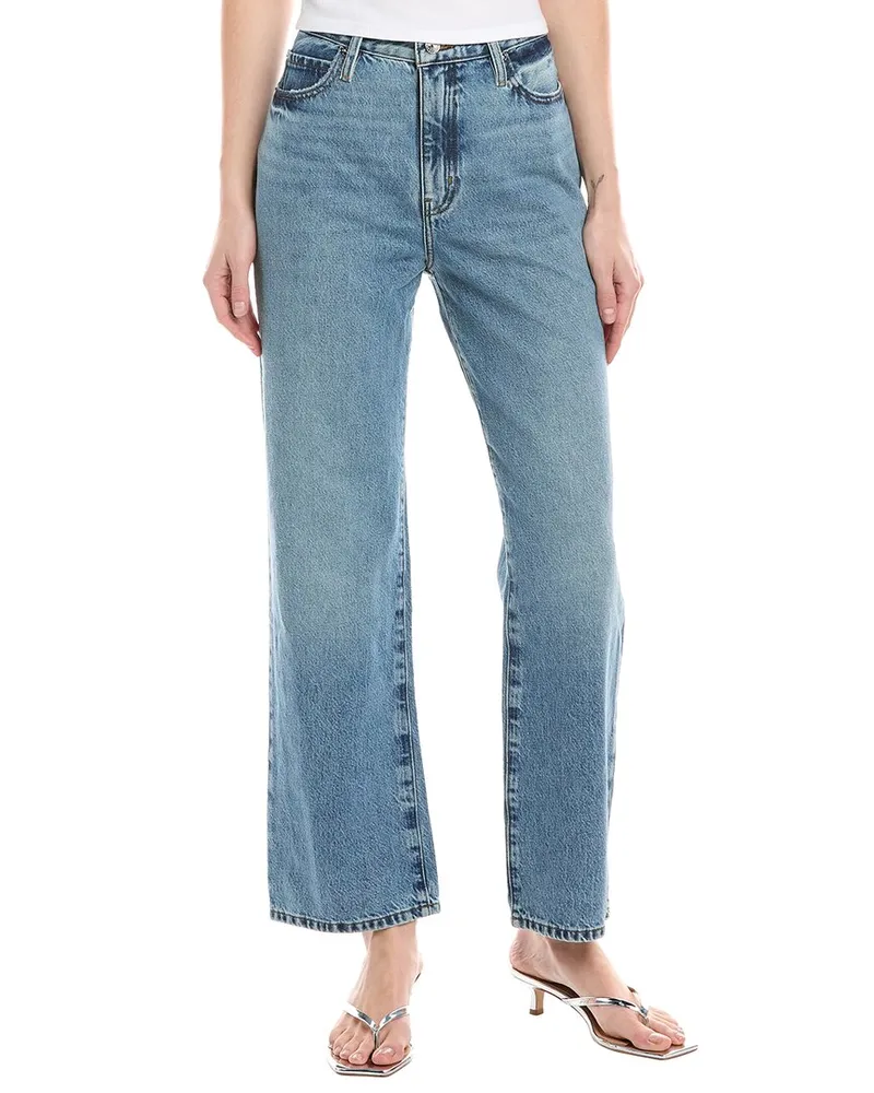 Frame Denim Le Jane Seattle Ankle High-Rise Straight Jean Blue