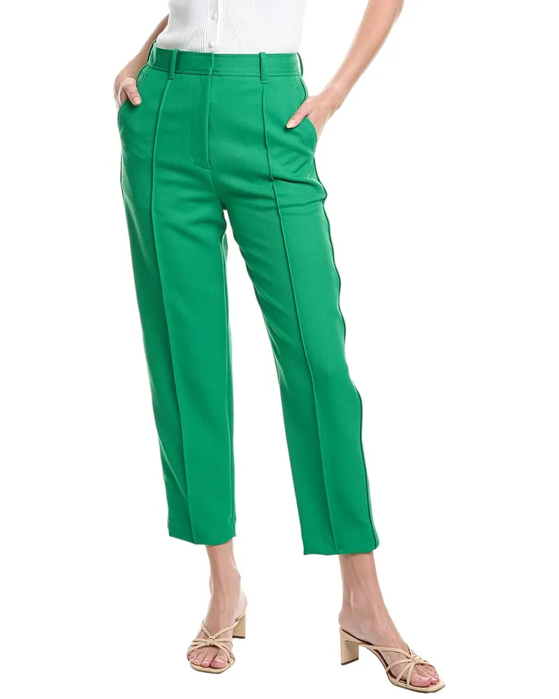 3.1 phillip lim Cavalry Twill Wool Pant Green