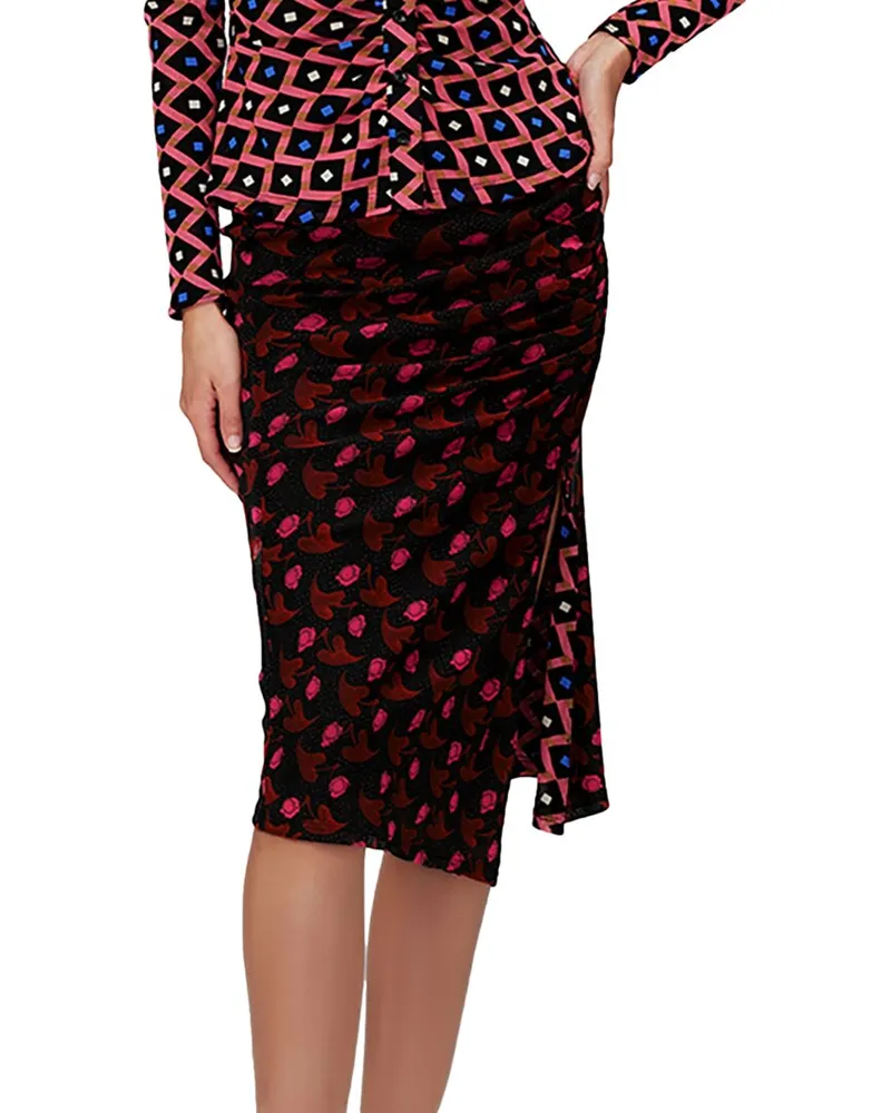 Diane von Furstenberg Dariella Reversible Skirt Black