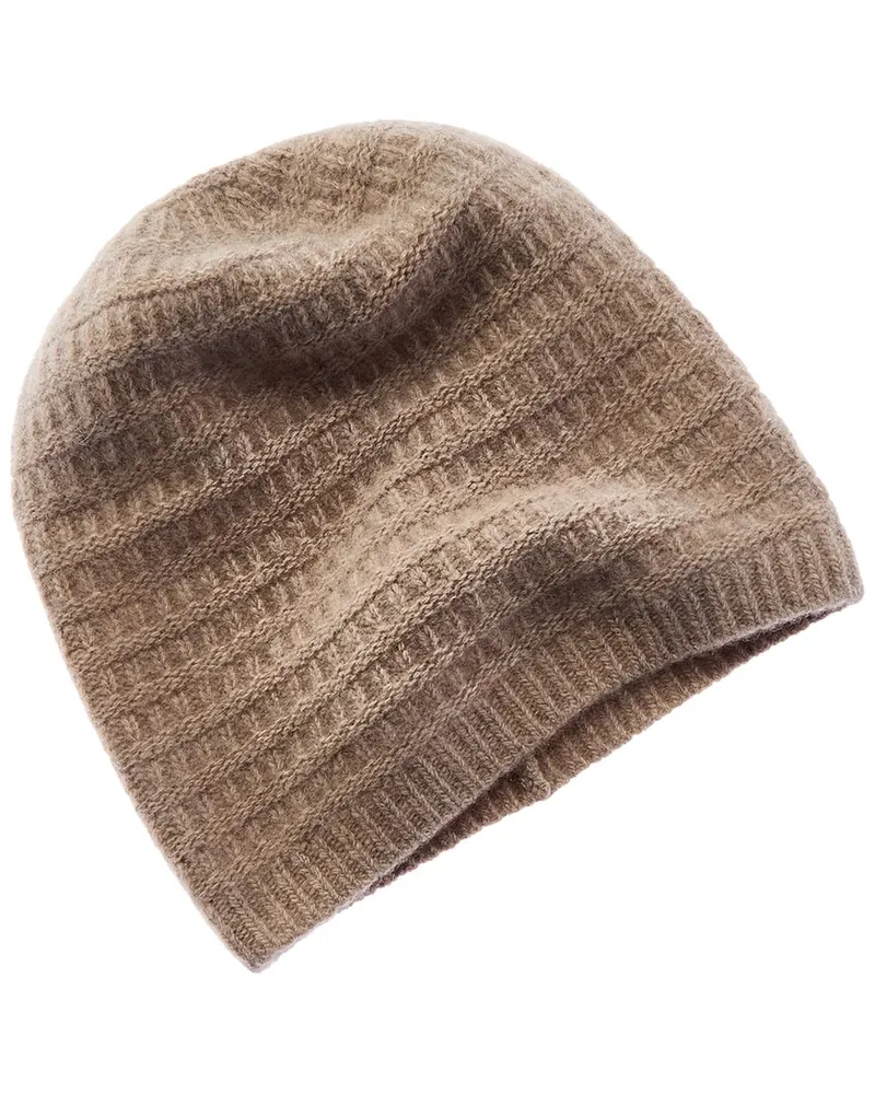portolano  Cashmere Boyfriend Hat Brown