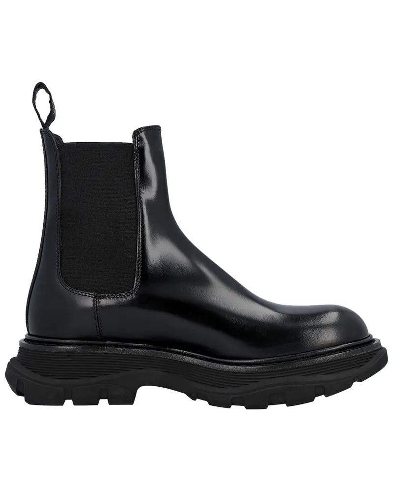 Alexander McQueen Tread Leather Chelsea Boot Nocolor