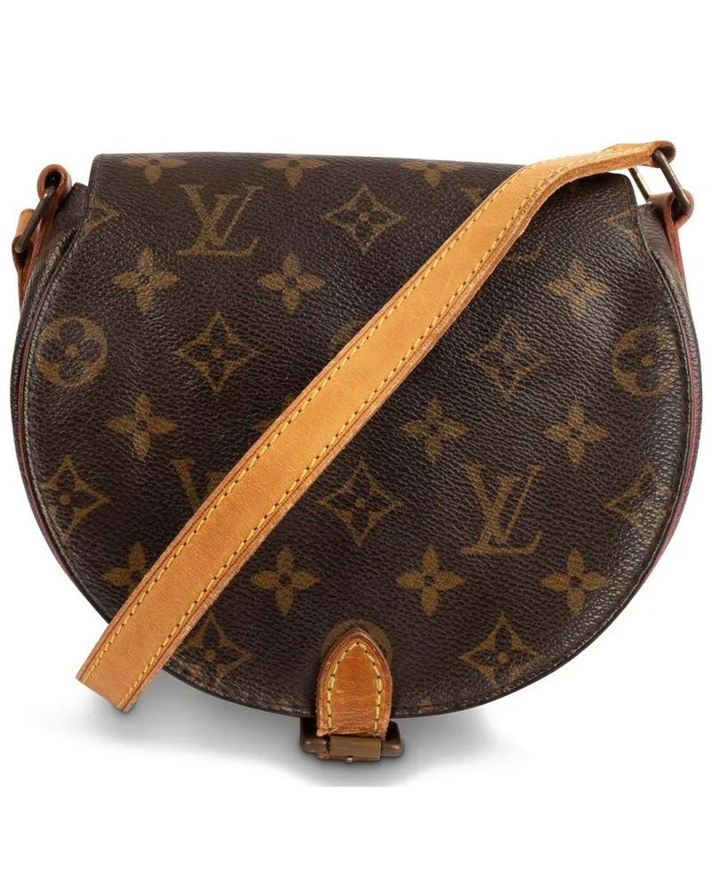 Louis Vuitton Brown Monogram Coated Canvas Tambourin (Authentic Pre-Loved Nocolor